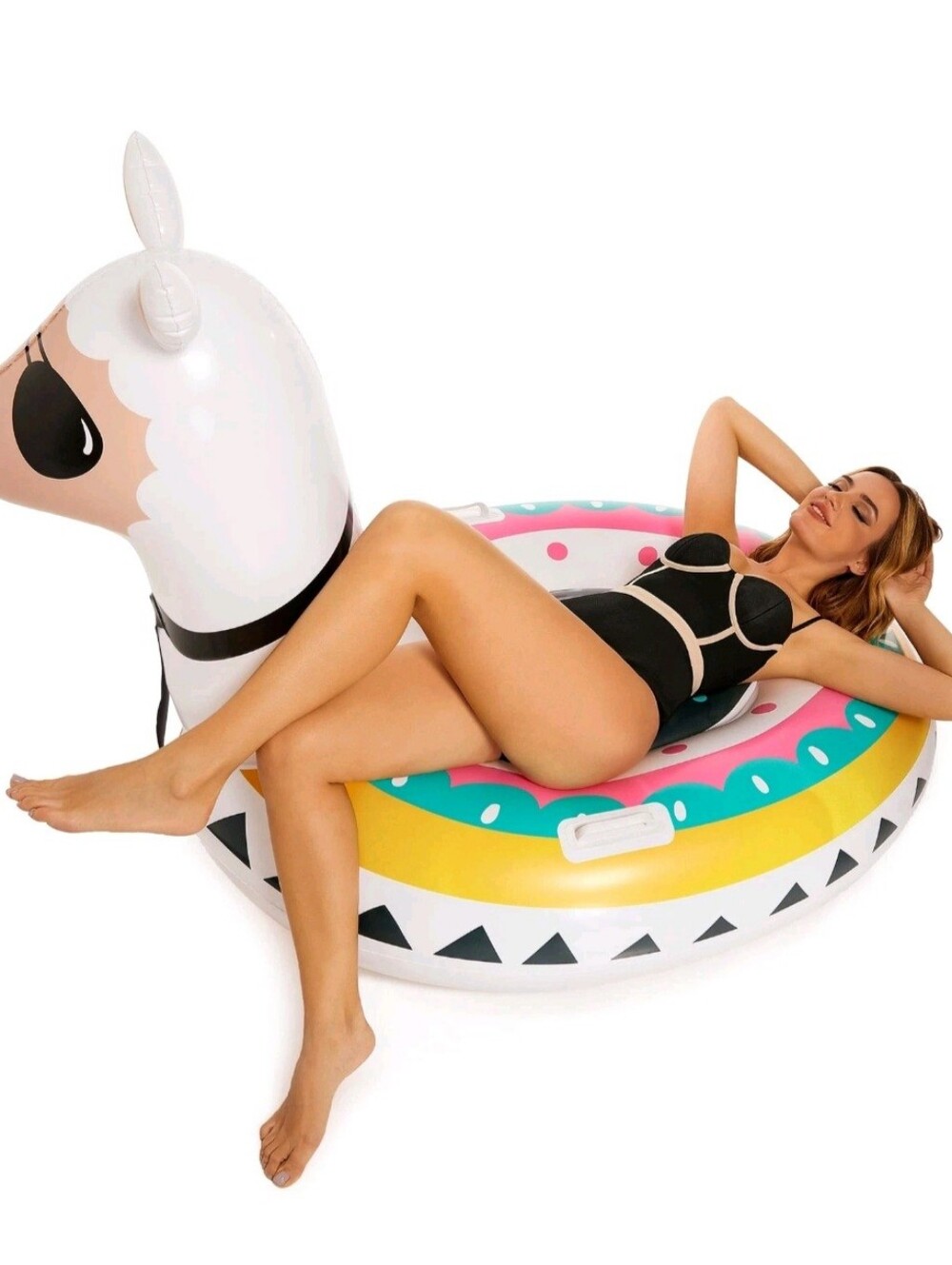Triumpeek Inflatable Fiesta Pool Float, Novelty Fun Water Inflatable Ride-On ... - Picture 4 of 8